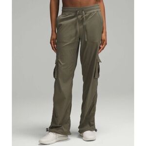 Lululemon Dance Studio Relaxed-Fit Mid-Rise Cargo Pant Army Green